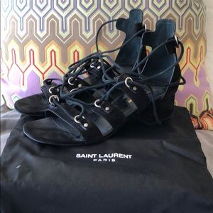 Saint Laurent Babies gladiator sandals
